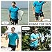 Kanu Surf Men’s Swim Shirt with Short Sleeves – UPF 50+ Rash Guard for Men with Quick-Dry Fabric (Large)