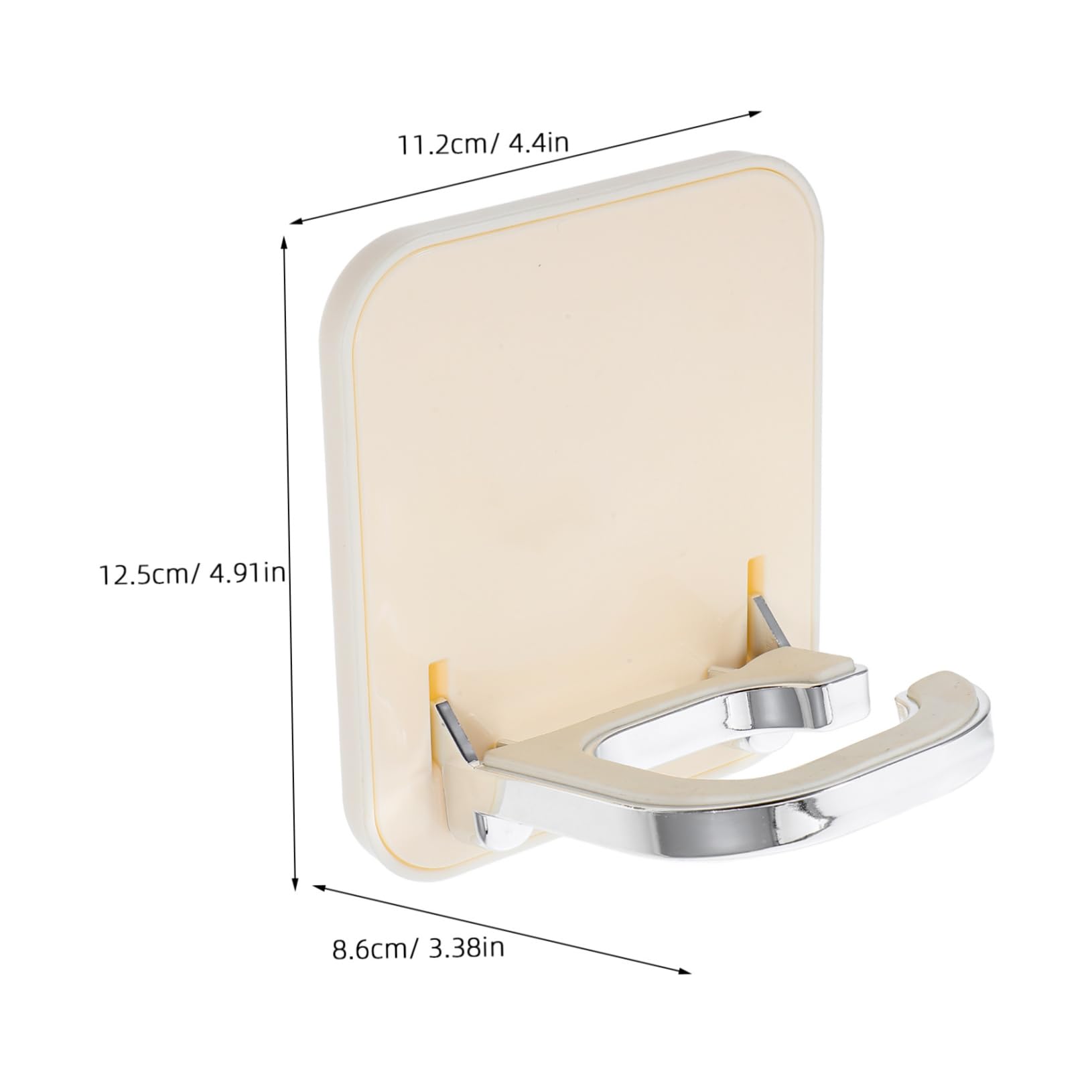 HOLIDYOYO Blow Dryer Holder Wall Mount Spiral Hair Dryer Rack Easy Install Bathroom