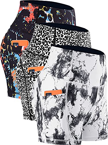 Image of CADMUS Women's 5 inch /2 inch High Waist Stretch Athletic Workout Shorts with Pocket