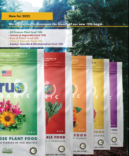 True Organic Citrus & Avocado Food Granular Fertilizer 12 lbs - CDFA, OMRI Listed for Organic Gardening NPK 4-5-4 - Thumbnail 2