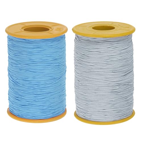 Hilo elástico para coser 2 piezas 547 yardas 0.5 mm miniatura 1