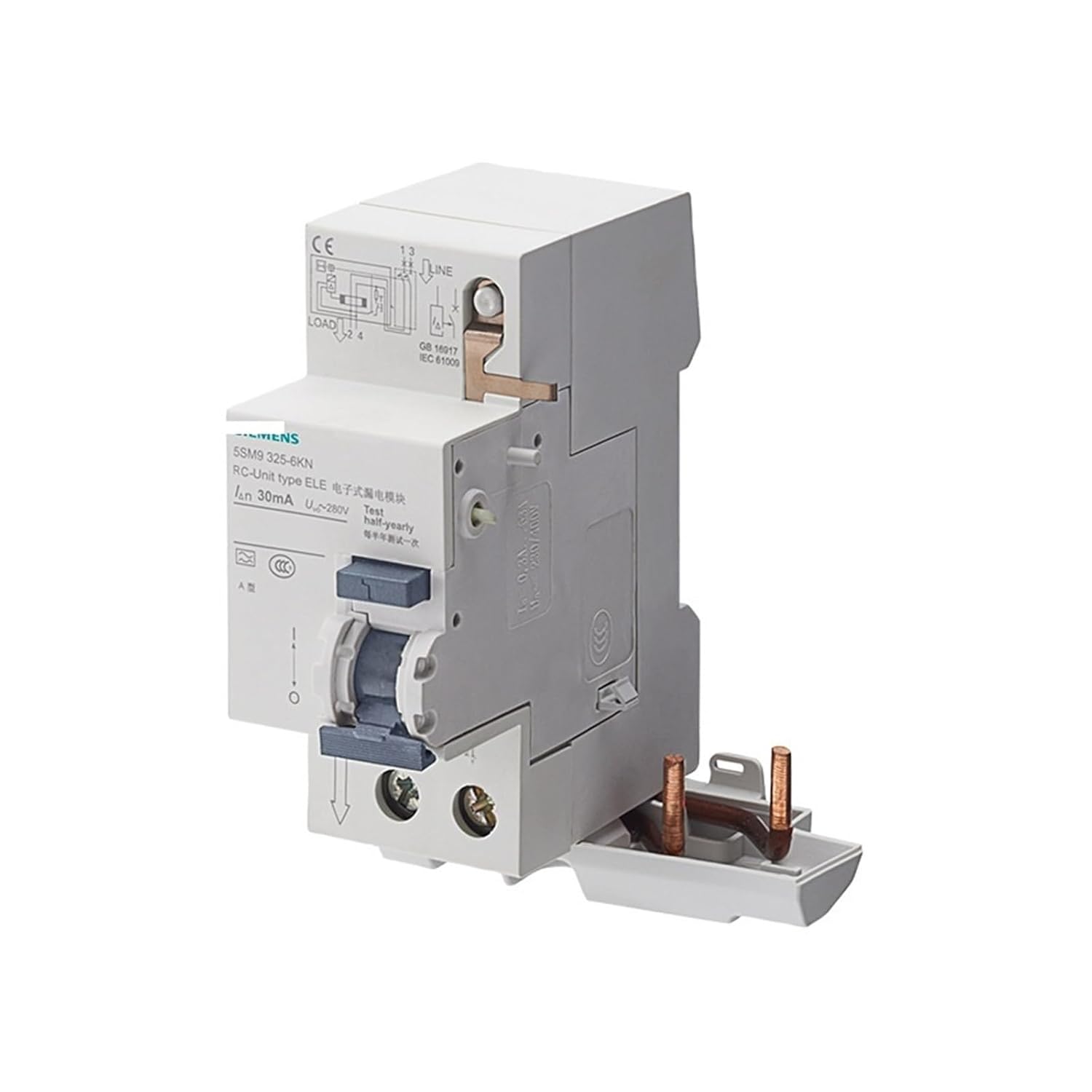 5SM9 Electronic Leakage Module 5SM9322-0KK AC 30MA 2P 40A