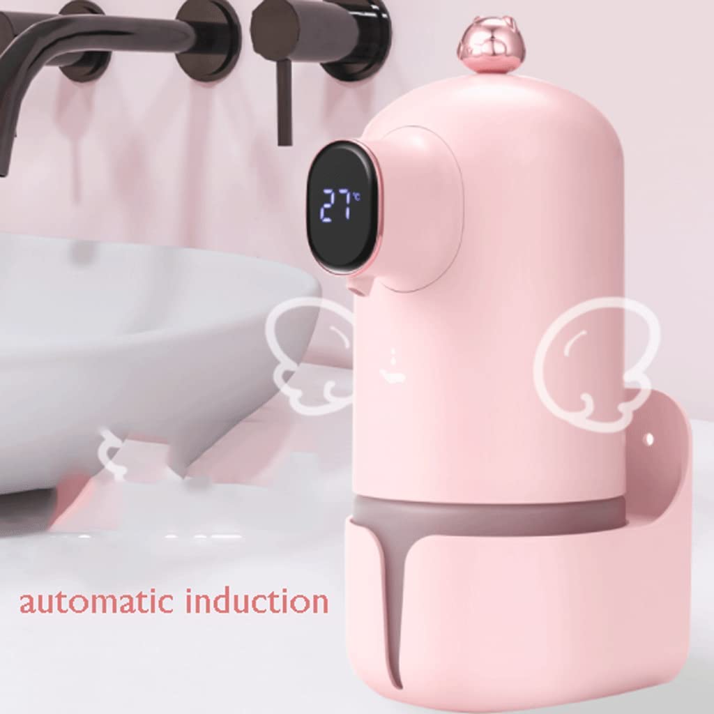 Distributore Automatico di Sapone da appoggio Distributore di lozione a Doppio Scopo Bottiglia per lozione Senza Contatto da 10,6 Once per la Cucina del Bagno