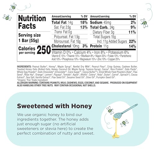 Perfect Bar Choco Crisp, Dark Chocolate Nut Butter Protein Bar, Protein Snack, Gluten Free, Soy Free, Non GMO, No Sugar Alcohols, 1.9 Ounce Bar, 10 Count