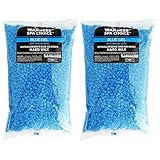 Waxness Spa Choice No Rosin Blue Gel Hard Wax Beads with Marine Salts 2.2 lb / 1 kg Pack of 2