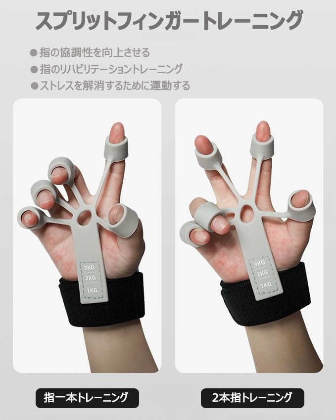 2個セット] 指トレーニング フィンガーパワー 握力 トレーニング フィンガー JEKYDOSDフィンガーパワー 2個セット フィンガートレーナー