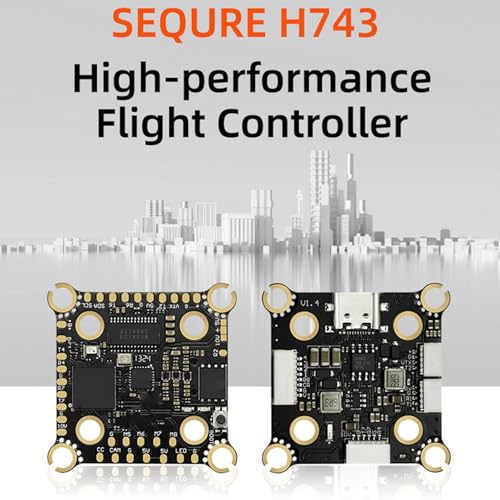 Contrôleur STM32H743 4-8S pour drone de course X8 avec double BEC 10V - 6