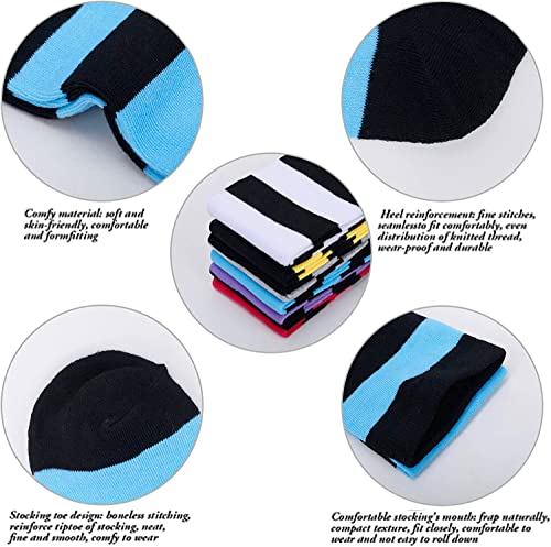 Zmart Women's Striped Thigh High Socks - Long Over The Knee Socks for Teens and Women4