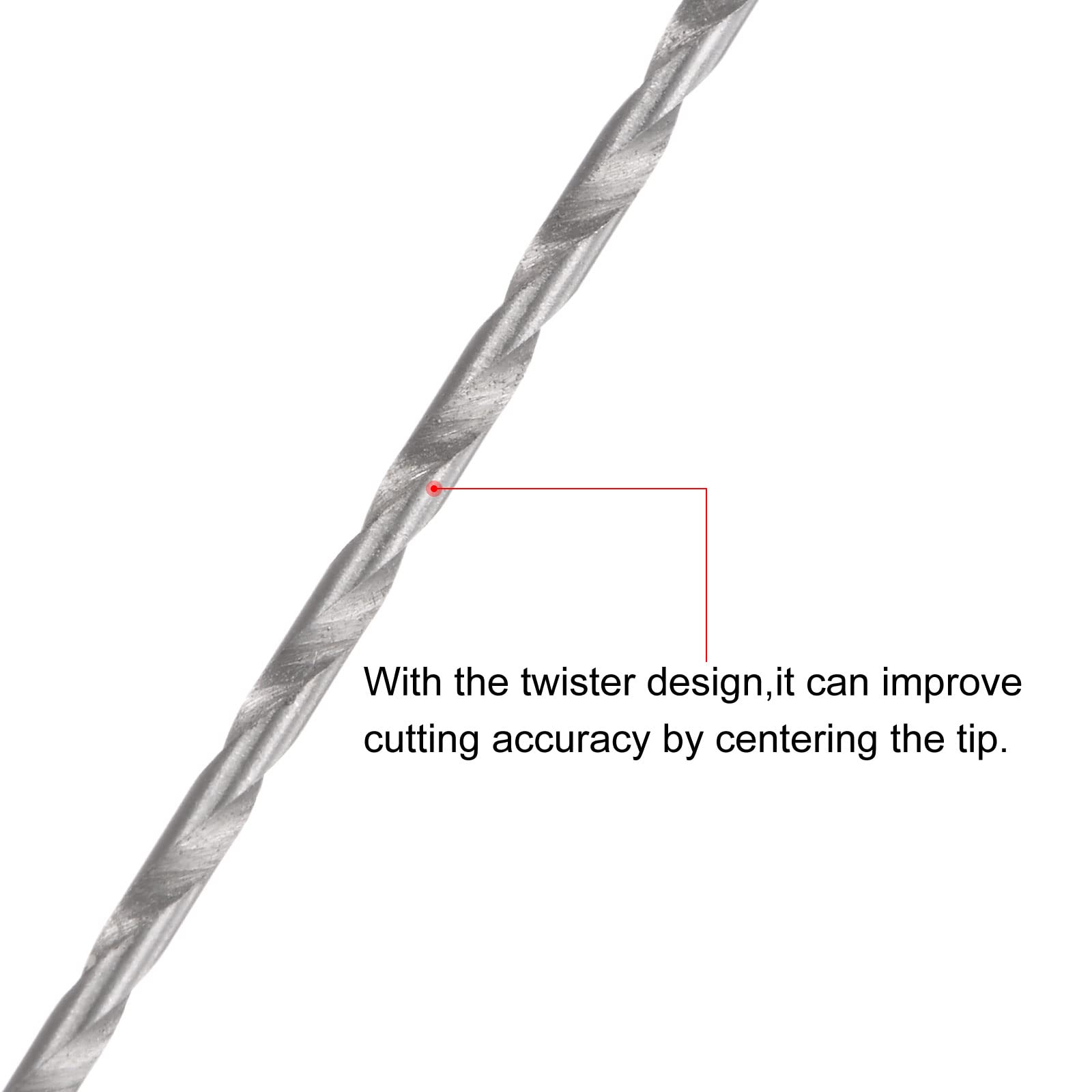 Cemented Carbide Twist Drill Bits 8.5mm Metal Drill Cutter for Stainless Steel Copper Aluminum Zinc Alloy Iron 2 Pcs