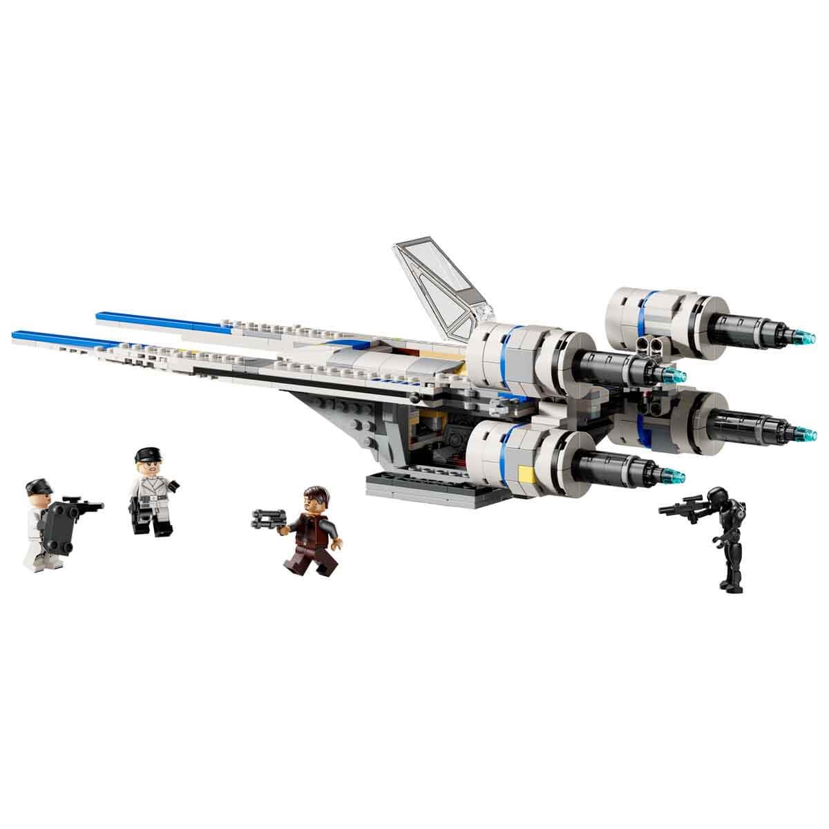 LEGO Star Wars 75399 Caza Estelar Rebelde ala-U - Maqueta de Nave de Juguete con ala Móvil, 3 Minifiguras (Inc. Cassian Andor) y Figura de Droide K-2SO - Regalo para Niños de 8+ Años y Fans de Andor
