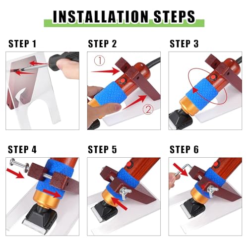 Image of Tufting Gun Kit 2 in 1 Non-Slip Grip Carpet Trimmer kit Digital Screen Controls Speed Rug Gun Kit Cut Pile /Loop Pile Rug Tufting Kit