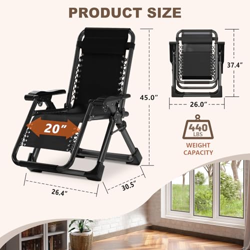 Image of DoCred Comfy Folding Recliner Chair -Bedroom Living Room Chairs