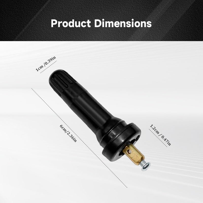 Silver 12 TPMS Tire Pressure Sensor Valve Repair Kit and Easy Installation to Solve The Problem of Tire Pressure Sensor Maintenance for Replacement of 2011-2016 Special Vehicle Models