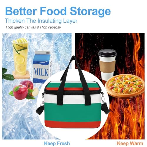 Collapsible Cooler Bag Camping Cooler Tote Lunch Cooler Insulated Waterproof Lunch Box for Picnic Beach Travel3