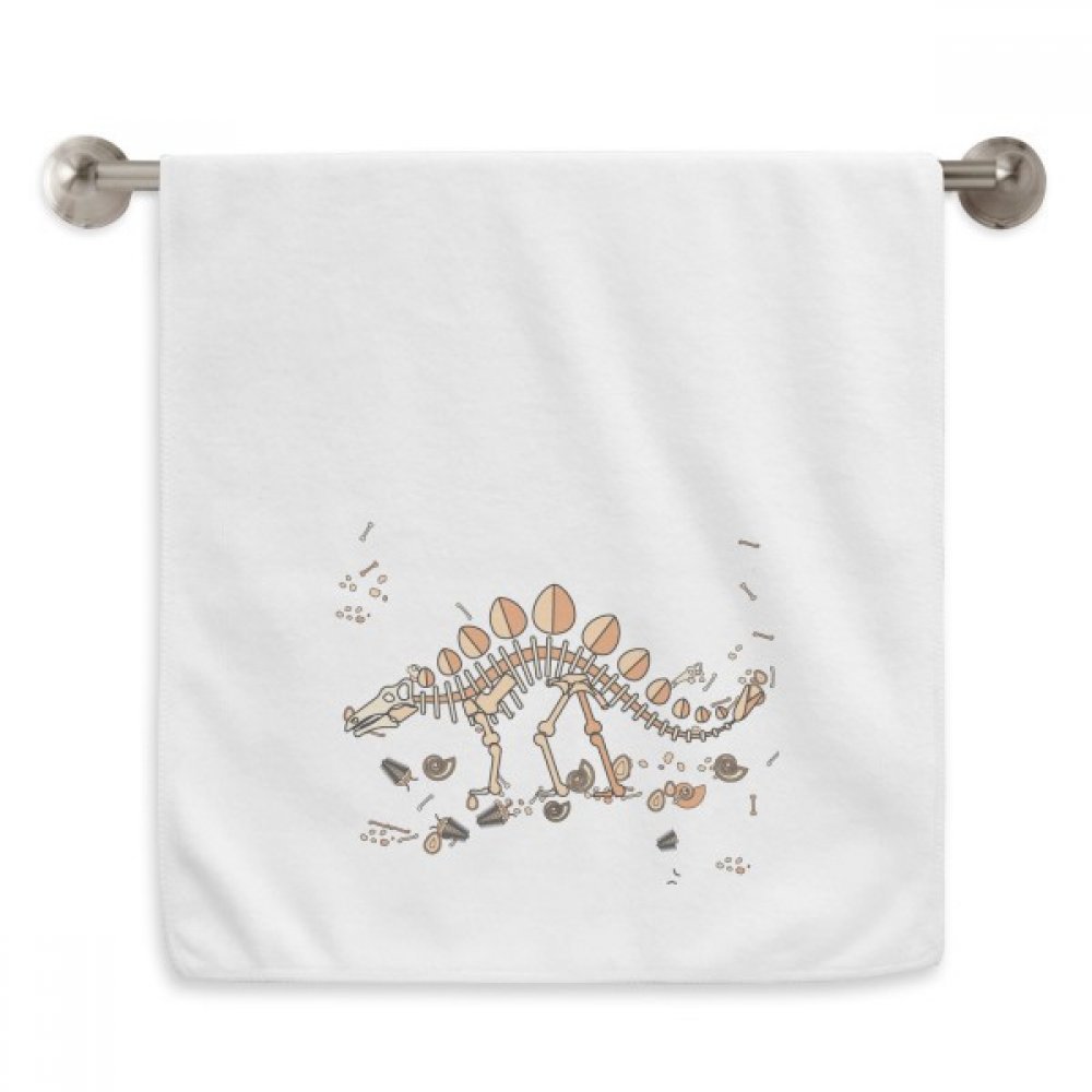 Serviette Stégosaure Dinosaure pour la toilette ludique des enfants