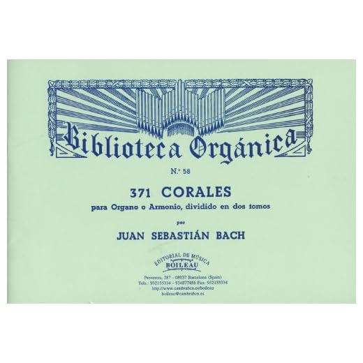 BACH - Corales 2º (371) para Piano (Organo) (Armonio)