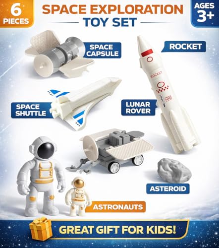 Image of Rocket Toy Science Toy Chandrayaan Space Mission Toy Set for Kids | ISRO Inspired Mars Orbiter Mission & Gaganyaan Playset with Rocket, Shuttle, Rover & Astronauts (Space Explorer)