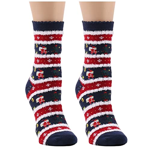 Wollen Sokken Voor Winter Christmas Santa Claus Sokken Wollen Animal Fashion Christmas Socks Dames Warm Comfortabele Tube Sock Warme Zachte Geschenken Wintersokken Set Voor Dames En Heren - Afbeelding 3