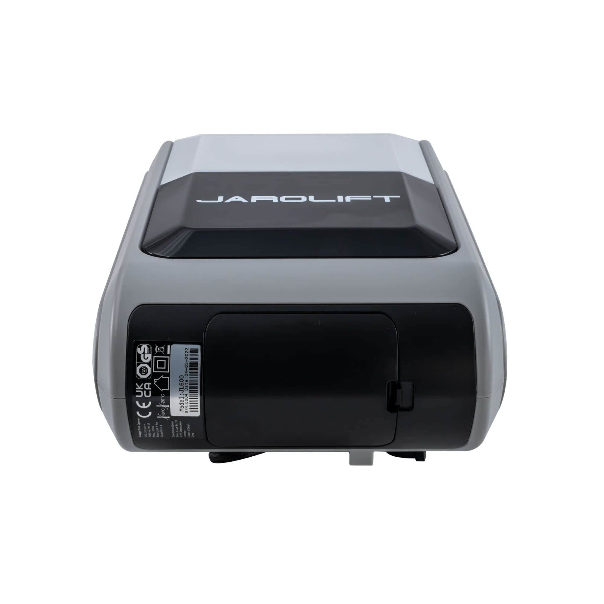 jarolift Garagentorantrieb JL-600N Funk-Antrieb Zugkraft 600 N inkl. 2 x 4-Kanal Funkhandsender JL-TX4-JL, für Tore bis 7,35 m², Soft-Start/Soft-Stopp