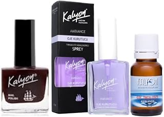 Kalyon Oje 211 + Oje Kurutucu Sprey 17 Ml + Oje Çözücü