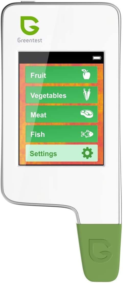 2F / High Accuracy Read Digital Food Nitrate Tester, Meat Fish Fruit and Vegetable Nitrate Detection (White) Health Care