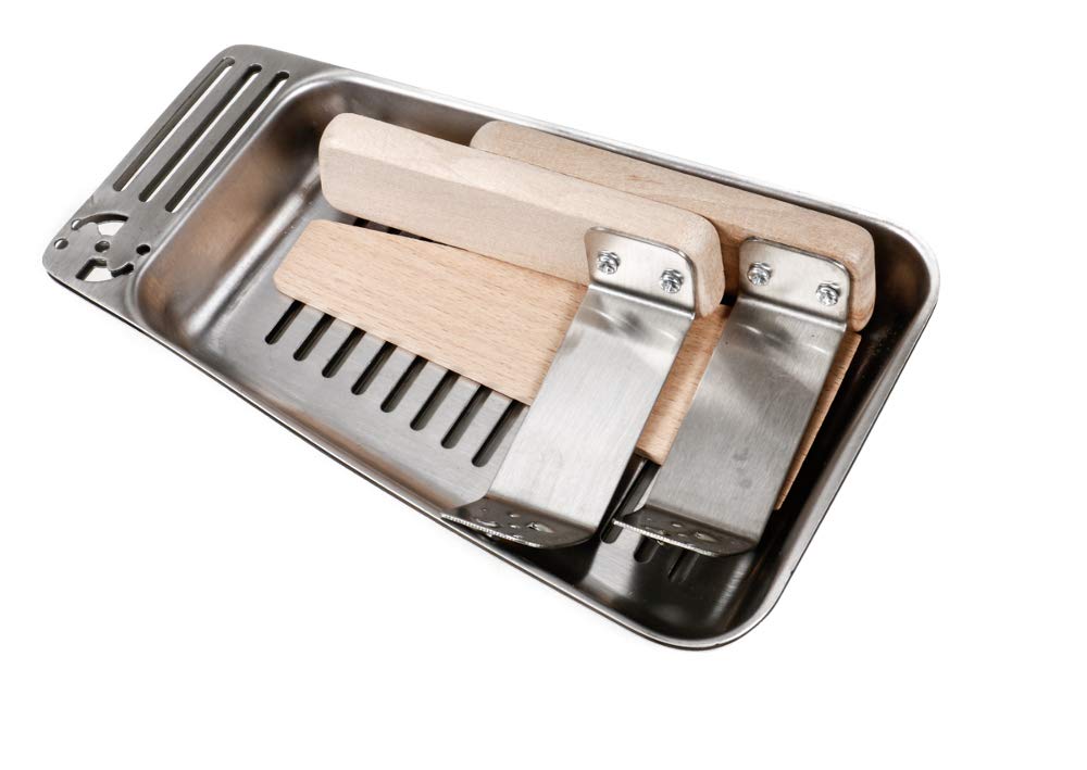 BBQ Grill-Pfannen Set - 2 Pfannen Mit Heber Für Kleines Grillgut