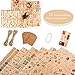 Fogli di Carta da Regalo, Foglio Da Imballaggio Kraft, 12 Carta Eegalo Compleanno, Fogli Carta Regalo, Carta Regalo Bambini, Riciclato Carta Regalo, per Compleanno, Feste, Regali Anniversari.