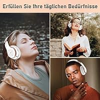 Kopfhörer Kabellos mit 6 EQ Modi, 65 Std Over Ear Kopfhörer Bluetooth – Ansicht 6