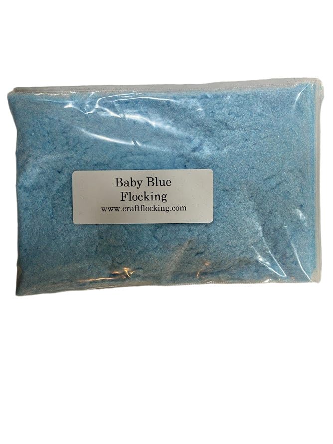 Generic Flocking Fibers 1 Ounce Package (Baby Blue)