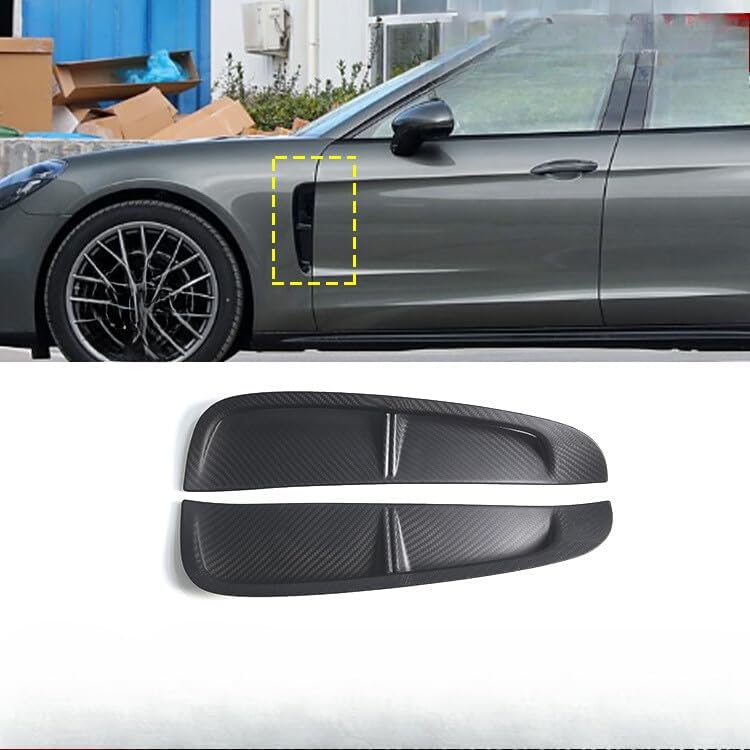 for Porsche Paramela 17-23 Real Carbon Fiber Front Fender Cover Side Fender