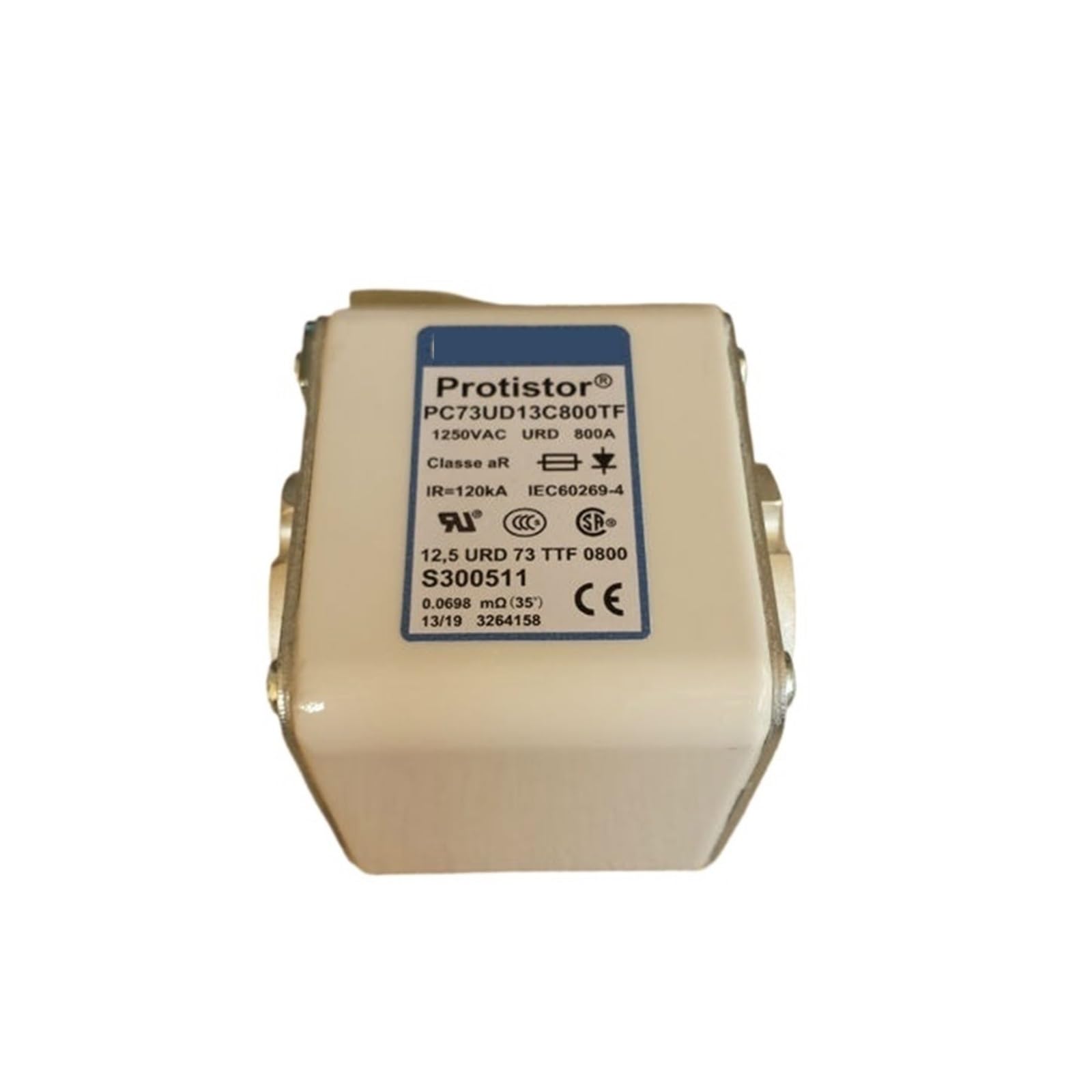 Fusibili di potenza ad alta tensione Portafusibili termici ceramici for auto 800A 1250V PC73UD13C800TF