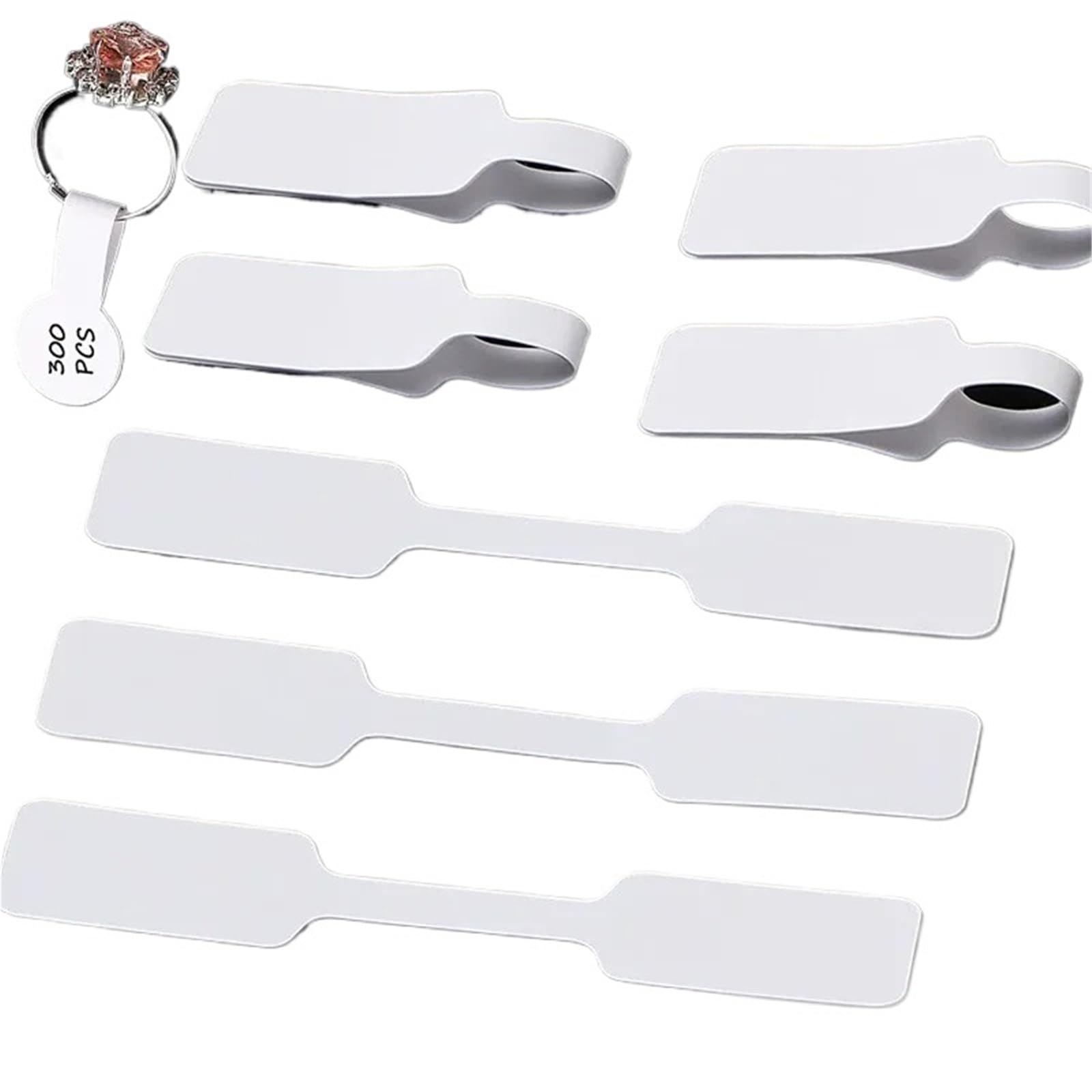 Lot de 1000 étiquettes autocollantes vierges en papier pour bijoux