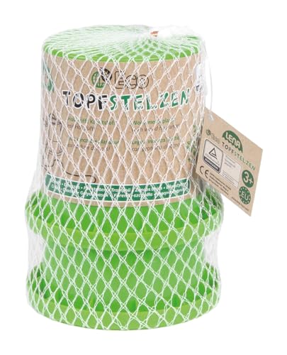 Lena- trampoli per Bambini, Colore Verde, 61408