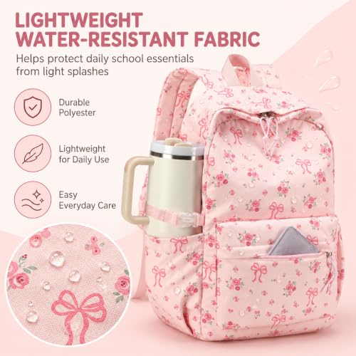 Image of LOIDOU Backpack for Girls School Backpacks Bookbags for Elementary Middle School Women Laptop Backpacks