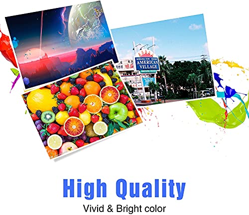 Jetsir 4 Color Ink Refill Kit For Hp 950 951 932 933 60 61 952 902 901 62 63 21 22 920 940 934 564 711 970 971 94 95 96 Ink Cartridge (2 Black 1 Cyan 1 Magenta 1 Yellow) 100Ml X5 Bottle With Syringe #TOP4