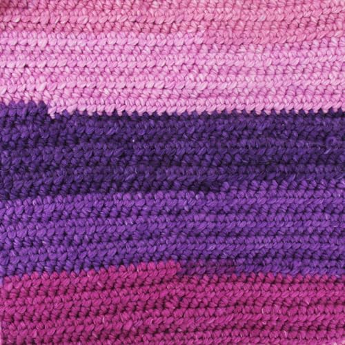Image of ThreadArt Ombre Chunky Yarn Cake #6, 300g /316 Yds, Lavender Haze 08 | Soft super bulky #6 acrylic yarn cake for blankets, scarves, hats, crochet and knitting. Big 300g cake is machine washable.