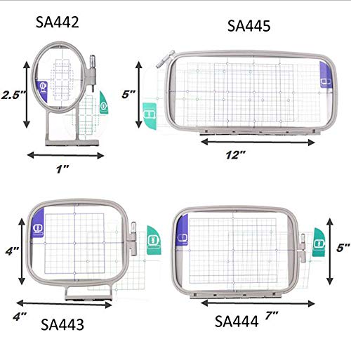 Lnka BROTHERHOOP4IN1 Sewing Embroidery Hoops For Brother Pe800 Pe770 780D Pe700 Pc6500 Brother Innovis 1250 700 Babylock Embroidery Machine Hoop thumb #5