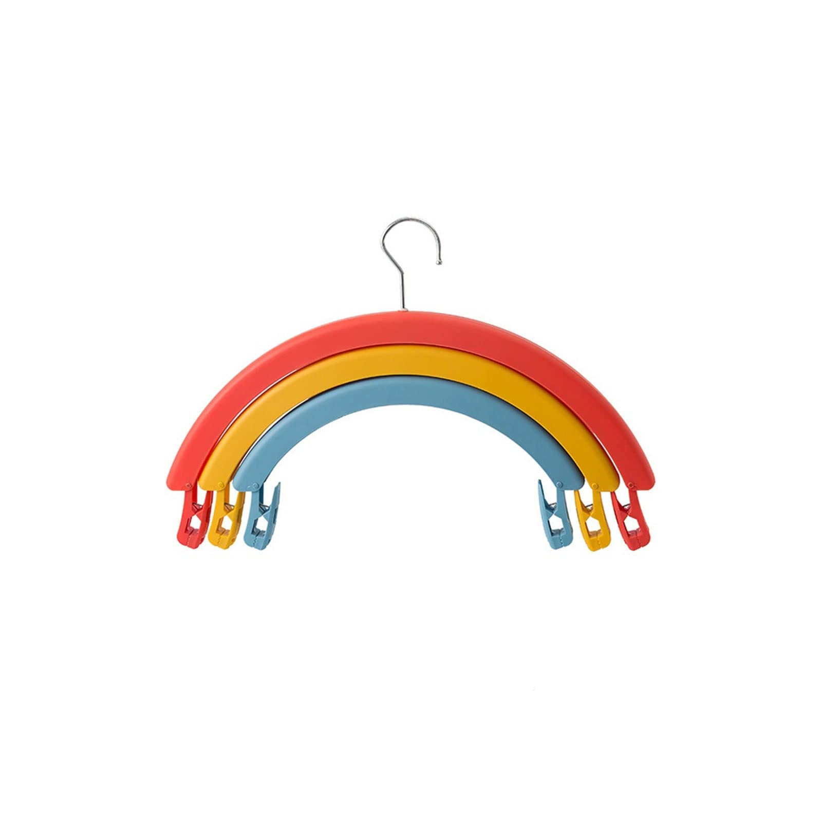 JINGYAN Standard Hangers Clothes Rack Rotating Hanger Multifunctional Three-layer With Pants Clip