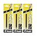 Pilot Dr Grip Retractable Ballpoint Pen Refills, 1.0mm, Medium Point, Black Ink, 6 (Pack of 2)