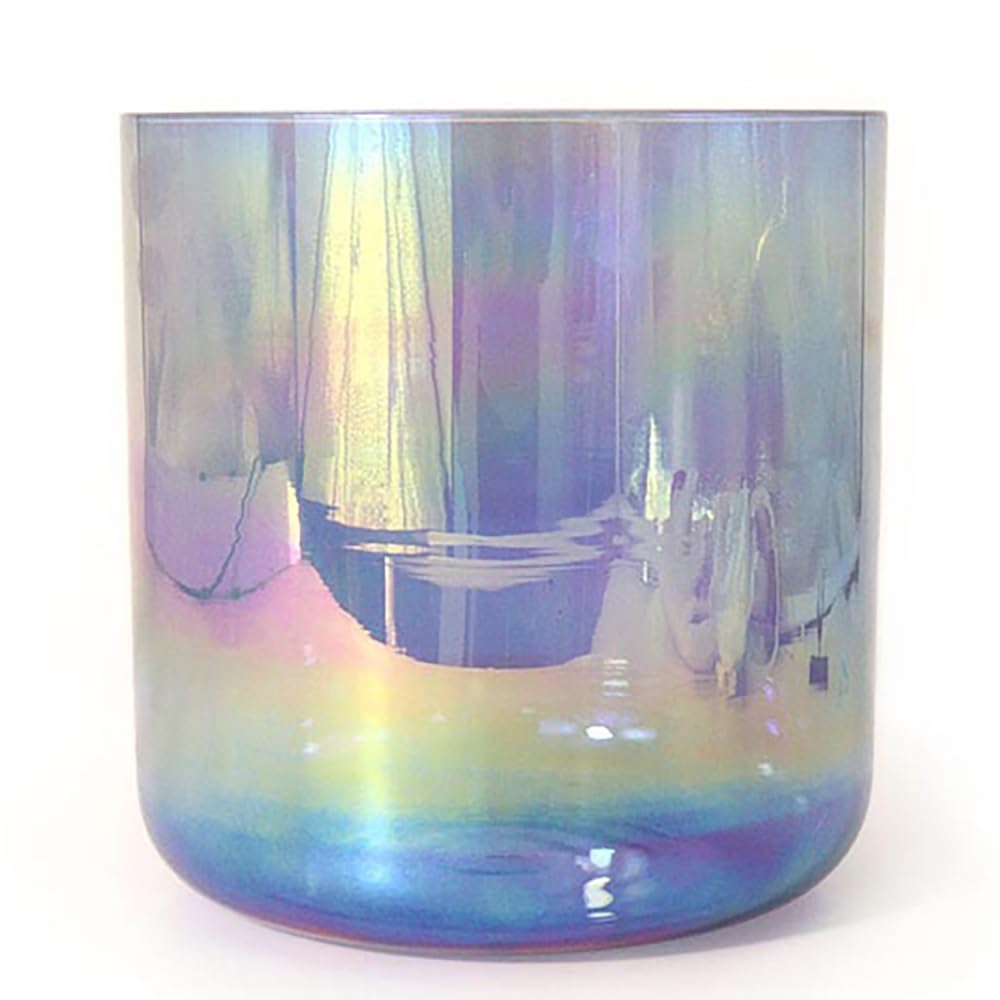 SBCGFY Alchemist Crystal Singing Bowl, Clear Quartz Singing Bowl, Handmade, Meditation Props, Relieve Fatigue Anxiety, For Beginners Professionals,