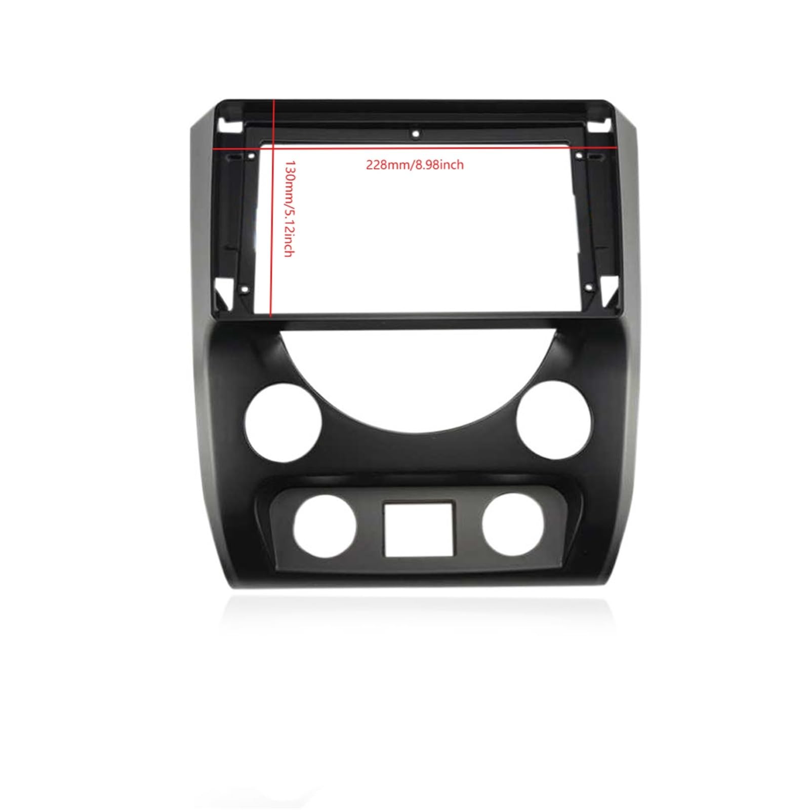 Mascherina per Autoradio Fascia Autoradio Stereo 9 Pollici | Pannello Controllo Centrale Navigazione Kit Montaggio Per Telaio Per SSANGYONG Per REXTON W 2014-2016