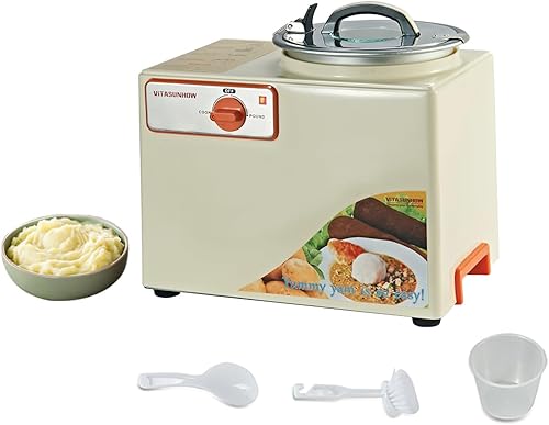 Máquina para golpear ñame, para hervir ñame y para golpear el ñame, FuFuFu de yuca, FuFu de plátano y una mezcla de yuca sin esfuerzo, capacidad con