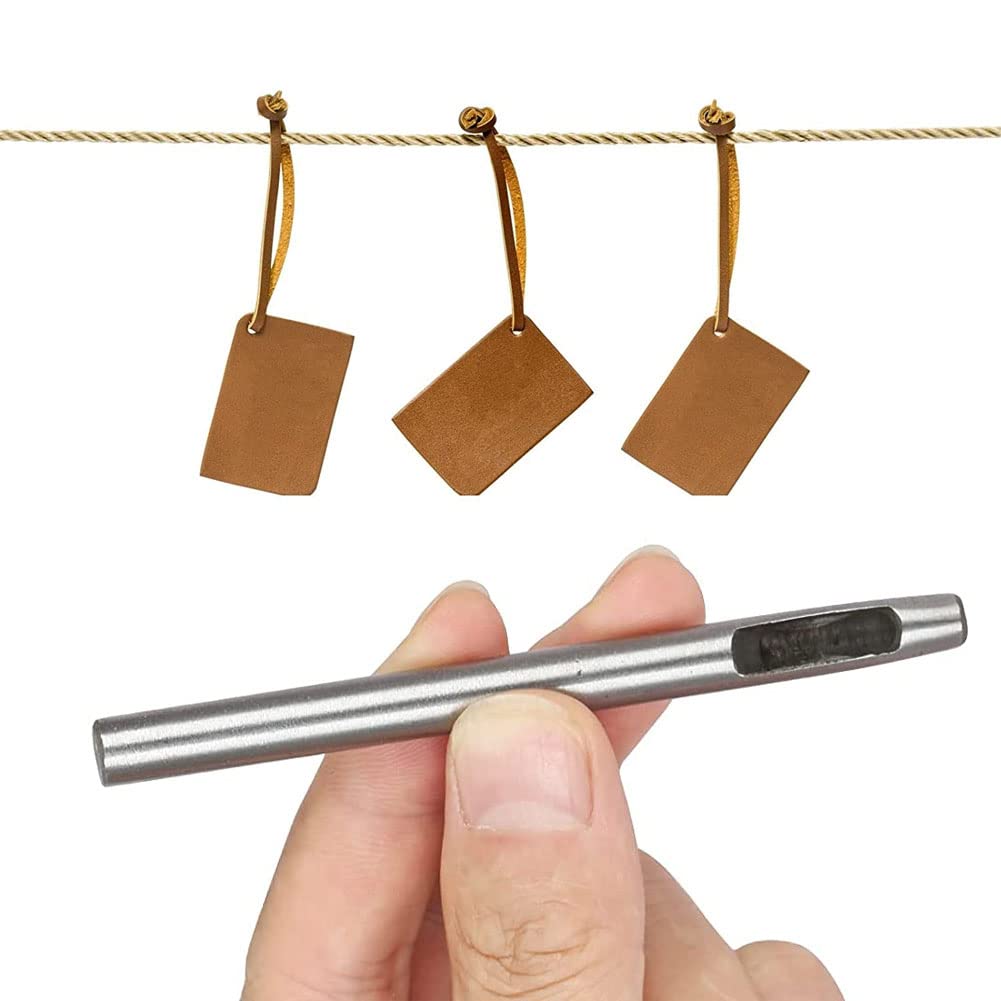 Gatijzer, rond, staal, holle punchset, stansgereedschap, leer, handwerk, 0,5 mm tot 5 mm, punch gereedschapsset voor leren horlogebandje, afdichting, riem, oogje, 10 stuks, met sokkel Gatijzer, rond, staal, holle punchset, stansgereedschap, leer, handwerk, 0,5 mm tot 5 mm, punch gereedschapsset voor leren horlogebandje, afdichting, riem, oogje, 10 stuks, met sokkel