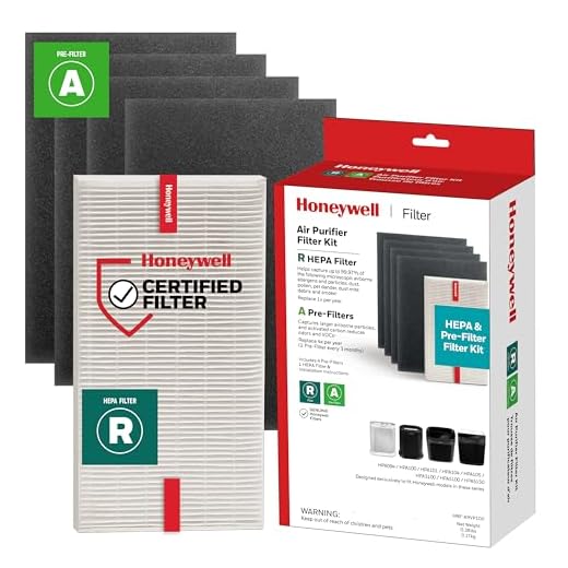 Genuine Honeywell HRF-ARVP100 1-Year Value Filter Kit for Medium Room HPA100 Series HEPA Console Air Purifiers