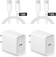 Vista 1 de iPhone 17 16 15 Charger Fast Charging 10FT - 20W USB C Charger Block with Type C Cable Compatible with iPhone 17/17 Pro/17 Pro Max/Air/16/16e/15
