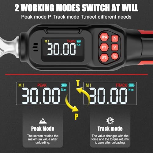 VANPO 1/4 Drive Digital Torque Set