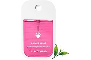 Tuchland Power Mist Hydrating Hand Sanitizer Spray, 500-Spray Refreshing Solution