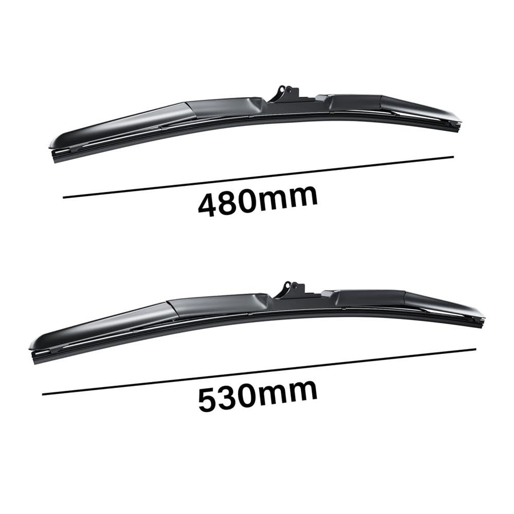 Mossa Escobillas delanteras aptas para VW Volkswagen Polo IV (2001-2010) H | Classic, Hatchback