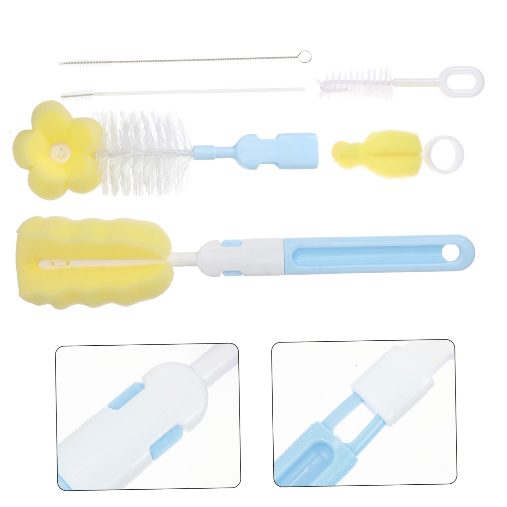DECHOUS 3 Set stendibiberon stendibiancheria per biberon essiccatore per bottiglie di latte scola biberon igieco cucina essiccatore ad accumulo di capacità portabottiglie spugna