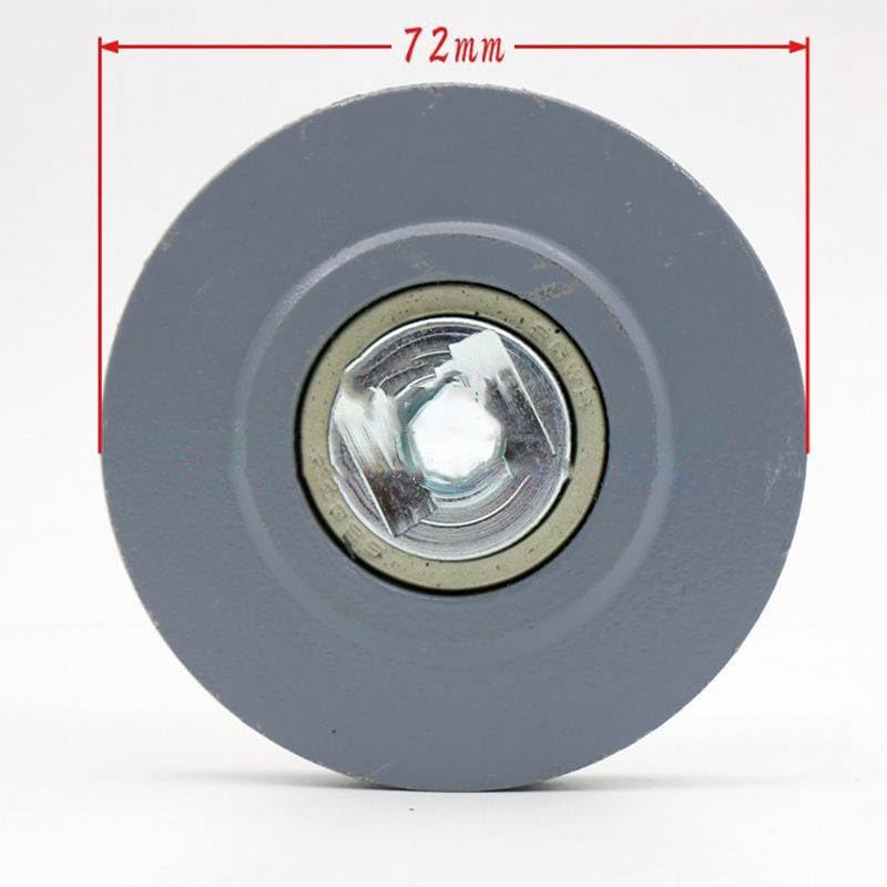 5PCS Lift Door Hanger Roller 72x14x6203 72x14x6203 M10 OD72mm W14mm Bearing 6203 Elevator Parts